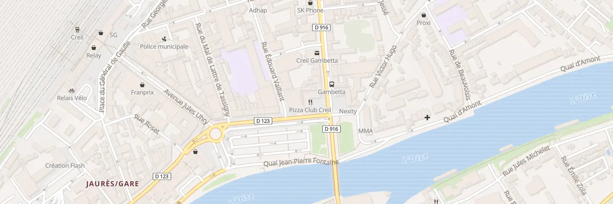 Plan du 1 Rue Antoine Chanut à Creil