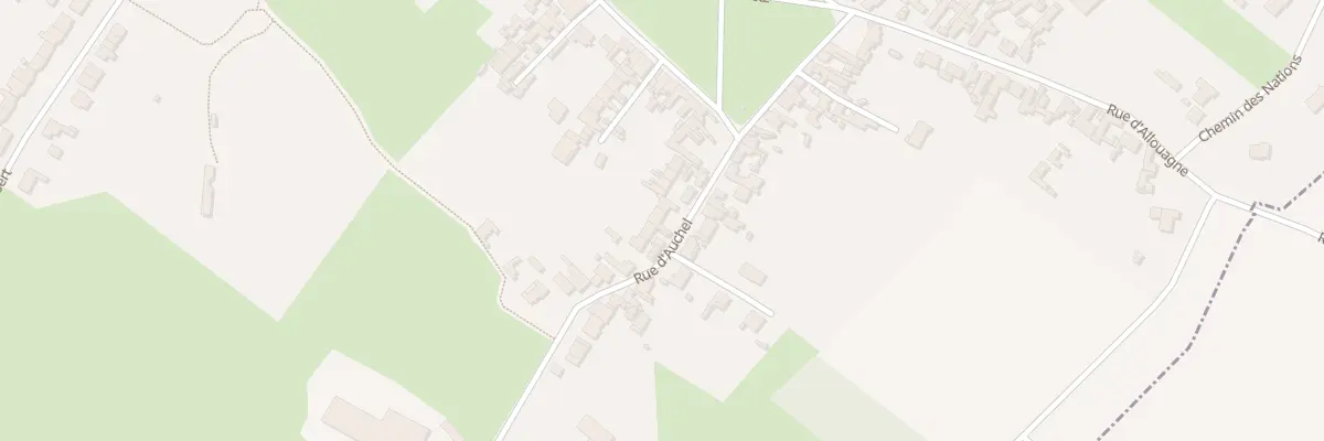 Plan du 20 Rue d’Auchel à Burbure