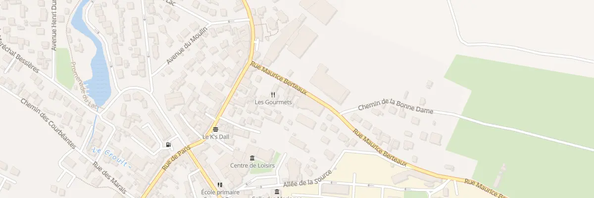 Plan du 8 Rue Maurice Berteaux au Thillay