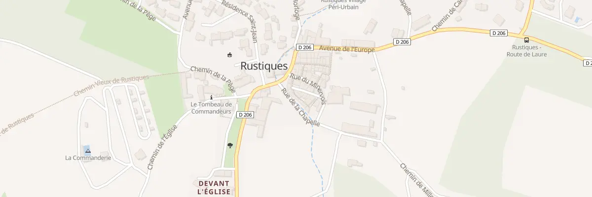 Plan du 3 Rue de la Chapelle à Rustiques