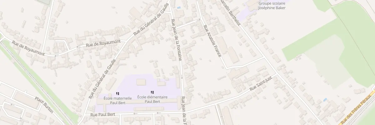 Plan du 23 Rue Jean de la Fontaine à Nogent-sur-Oise
