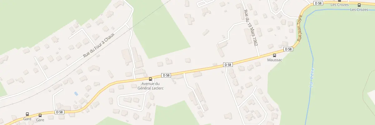 Plan du 5 Rue Jean Toyre à Arpajon-sur-Cère