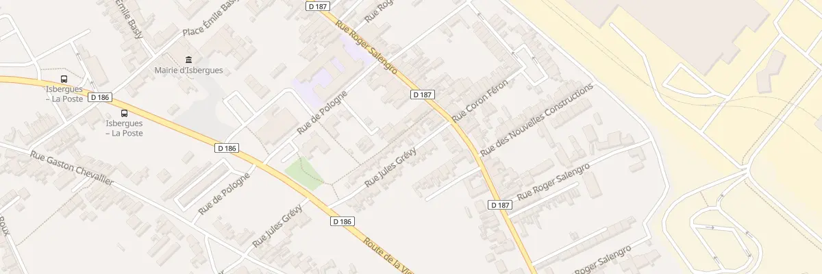 Plan du 4 Rue Jules Grévy à Isbergues