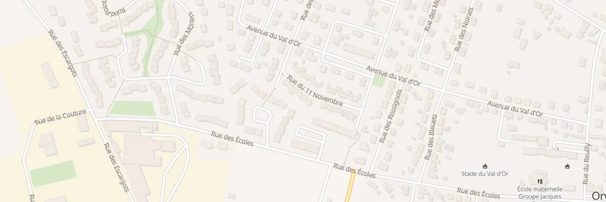 Plan du 15 Rue du 11 Novembre à Orval