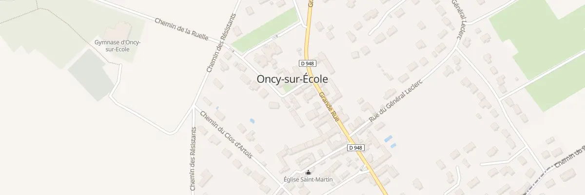 Plan du 3 Rue du Général de Gaulle à Oncy-sur-École
