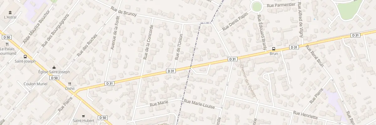 Plan du 23 Av Marechal Lyautey à Montgeron