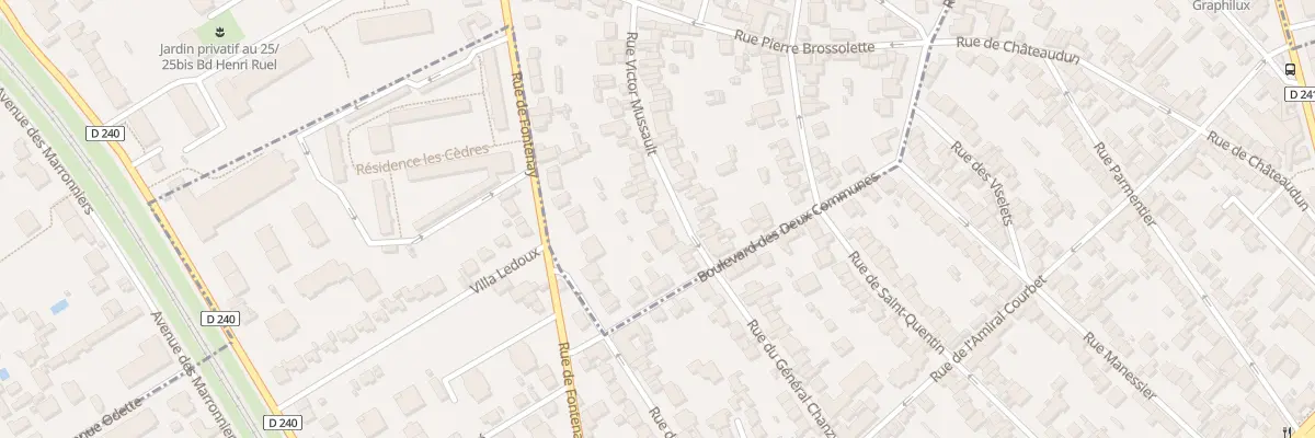 Plan du 38 Rue Victor Mussault à Fontenay-sous-Bois
