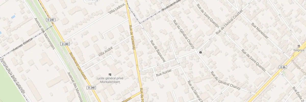 Plan du 7 Rue de Bapaume à Nogent-sur-Marne
