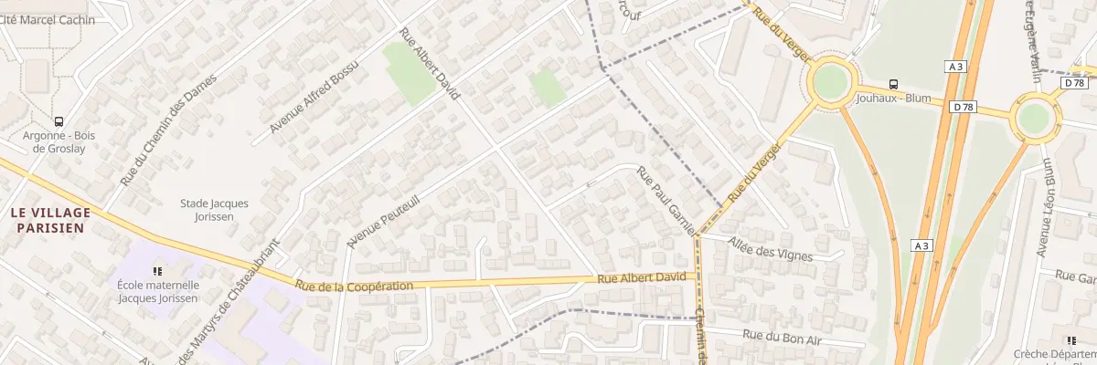 Plan du 63 Rue Albert David à Drancy