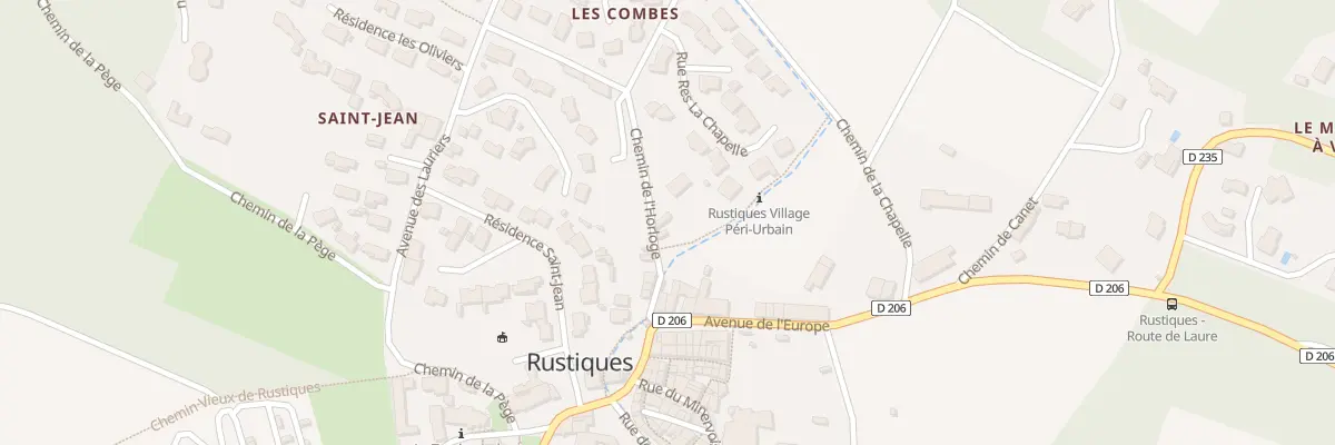Plan du 2 Che de l’Horloge à Rustiques