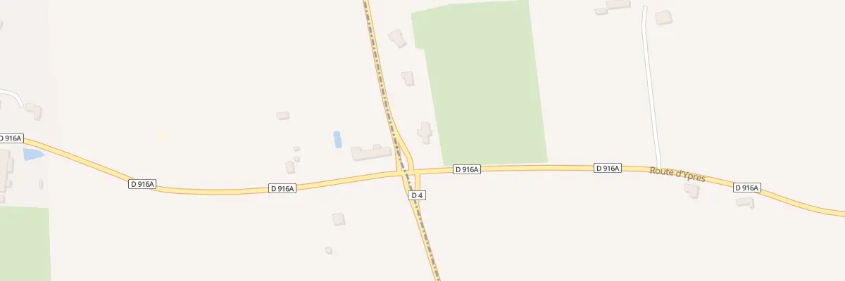 Plan du 1947 Rte de la Maison Blanche Rd 4 à Warhem