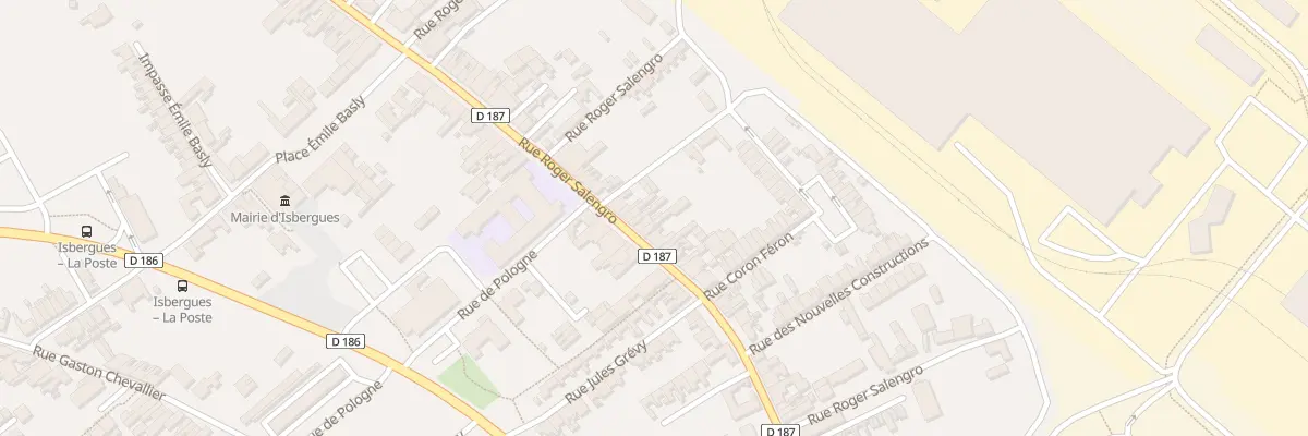 Plan du 165 Rue Roger Salengro à Isbergues