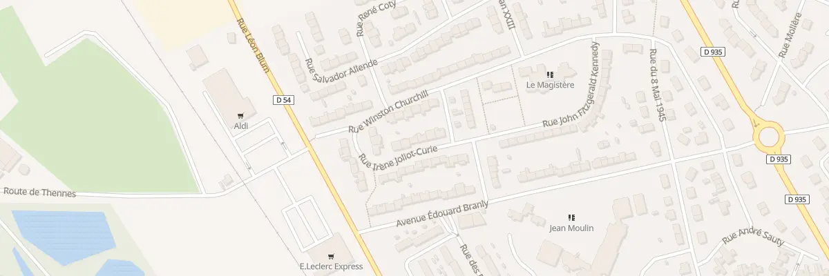 Plan du 11 Rue Irene Joliot Curie à Moreuil
