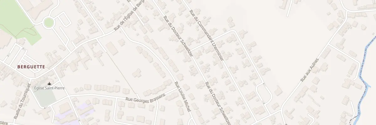 Plan du 20 Rue du Docteur Schweitzer à Isbergues