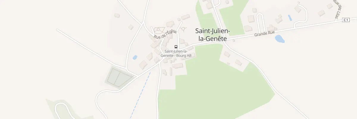 Plan du 4 Grande Rue à Saint-Julien-la-Genête