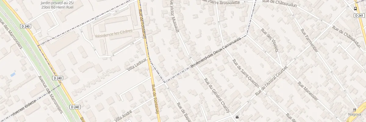 Plan du 40 Rue Victor Mussault à Fontenay-sous-Bois