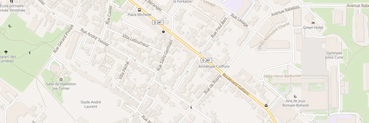 Plan du 15 Rue Paul Bert à Fontenay-sous-Bois