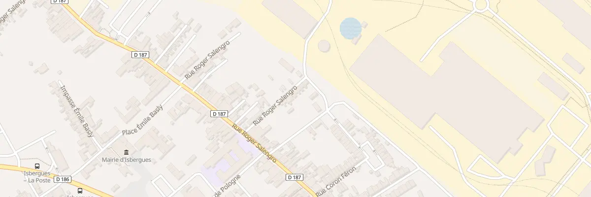 Plan du 127 Rue Roger Salengro à Isbergues