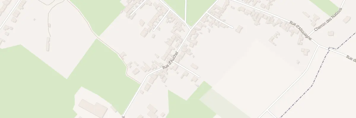 Plan du 13 Rue d’Auchel à Burbure