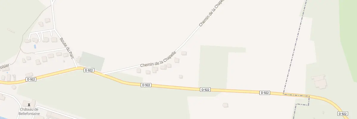 Plan du 11 Che de la Chapelle à Bellefontaine