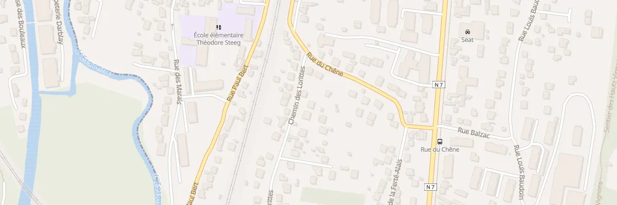 Plan du 7 Che des Lorittes à Corbeil-Essonnes