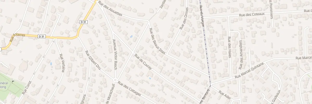 Plan du 4 Rue des Beaux Sites à Montgeron