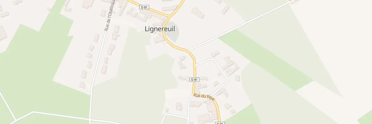 Plan du 6 Rue du Faye à Lignereuil