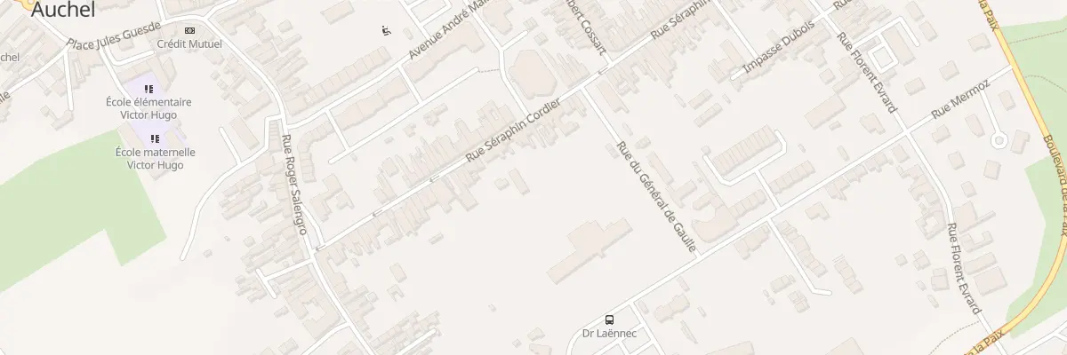 Plan du 44 Rue Séraphin Cordier à Auchel