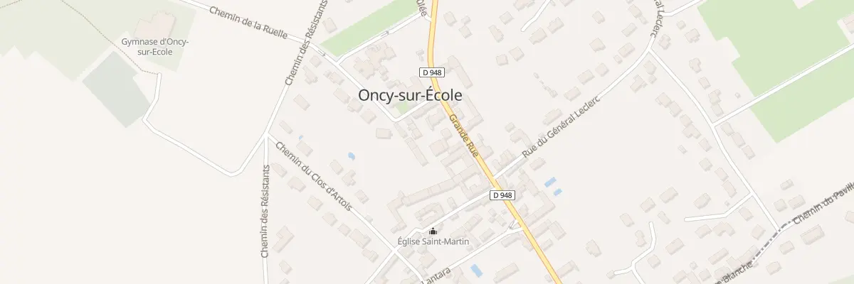Plan du 3 Rue du Général de Gaulle à Oncy-sur-École