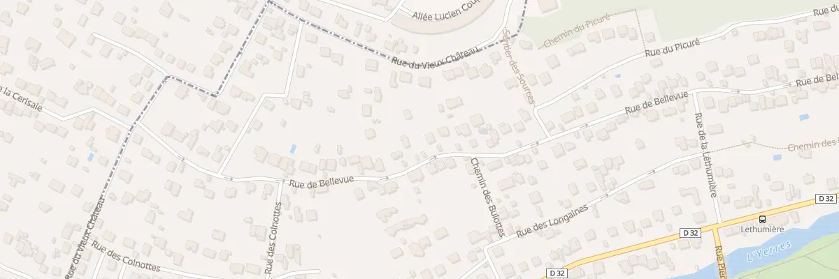 Plan du 140 Rue de Bellevue à Yerres