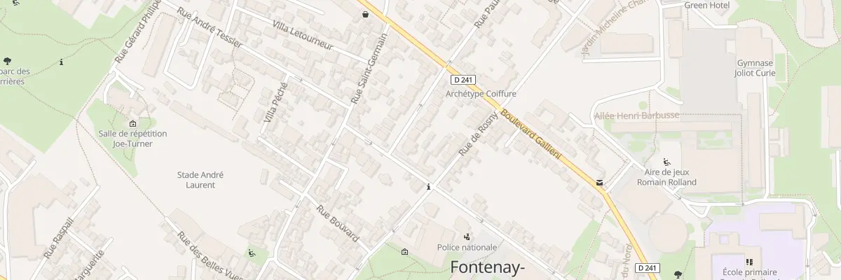 Plan du 4 Rue Paul Bert à Fontenay-sous-Bois