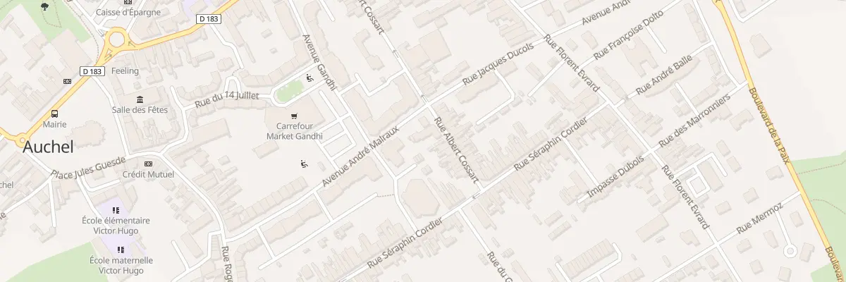 Plan du 30 Rue Albert Cossart à Auchel