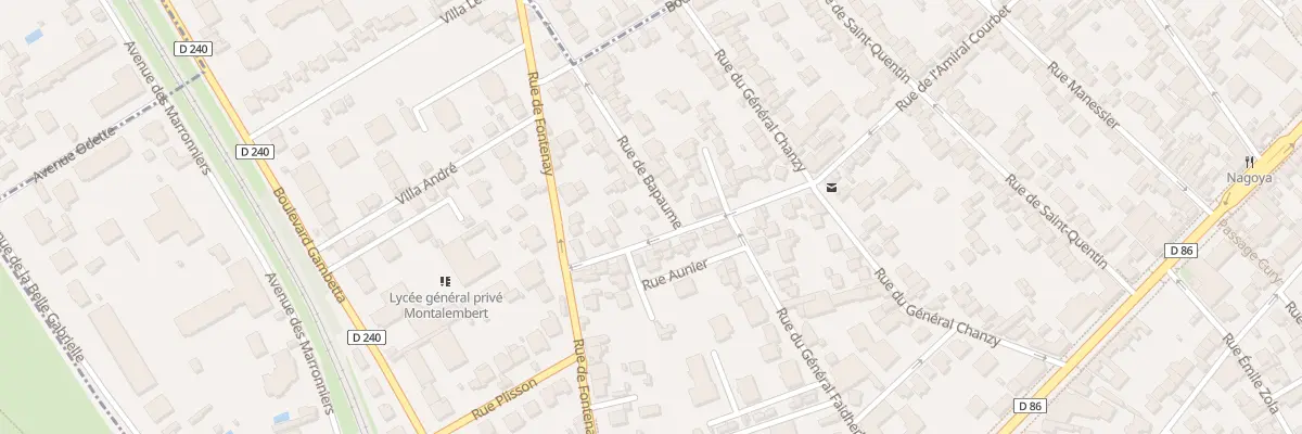 Plan du 3 Rue de Bapaume à Nogent-sur-Marne