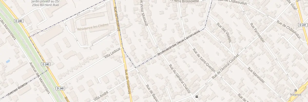 Plan du 42 Rue Victor Mussault à Fontenay-sous-Bois