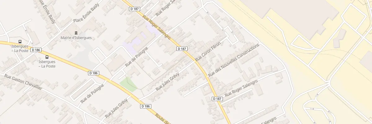 Plan du 182 Rue Roger Salengro à Isbergues