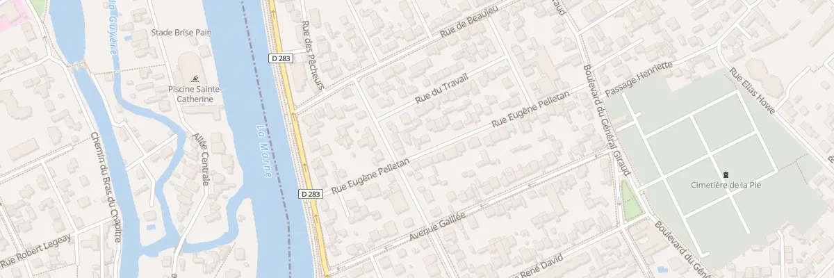 Plan du 32 Rue Eugène Pelletan à Saint-Maur-des-Fossés