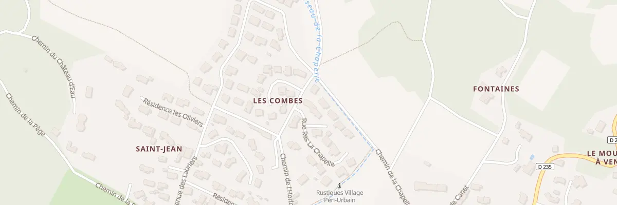 Plan du 3 Rue Res La Chapelle à Rustiques