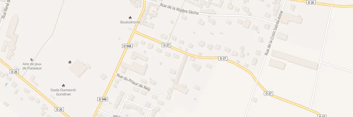 Plan du 10B Rte de Bromeilles à Puiseaux