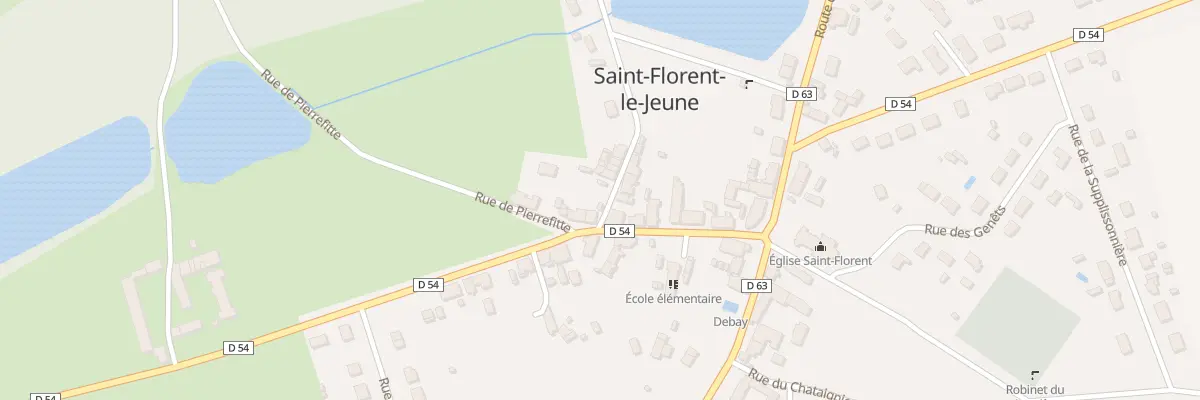 Plan du 5014 Le Bourg à Saint-Florent-le-Jeune