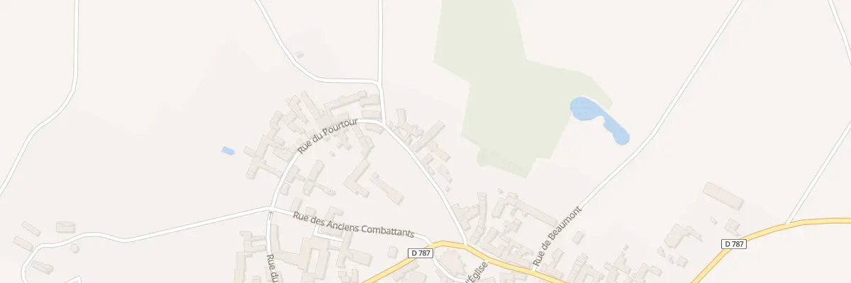 Plan du 12A Rue du Pourtour à Auxy