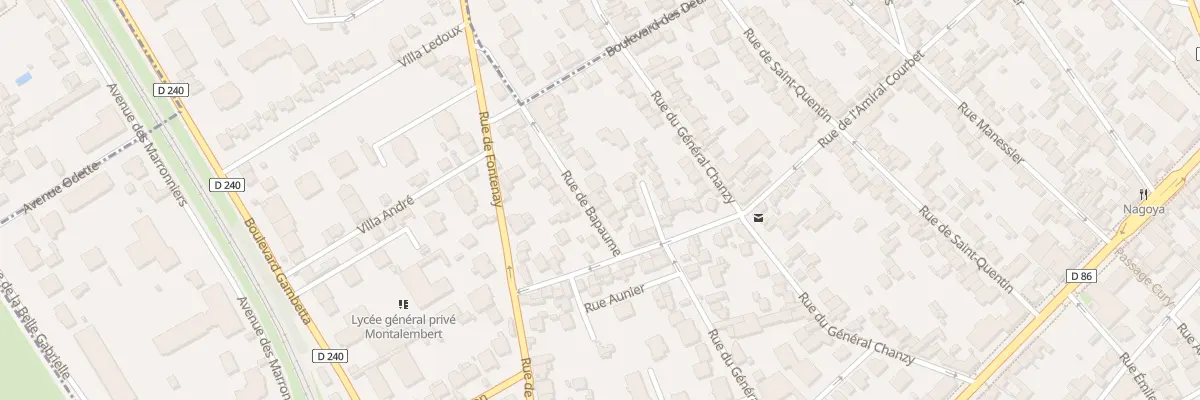 Plan du 8 Rue de Bapaume à Nogent-sur-Marne