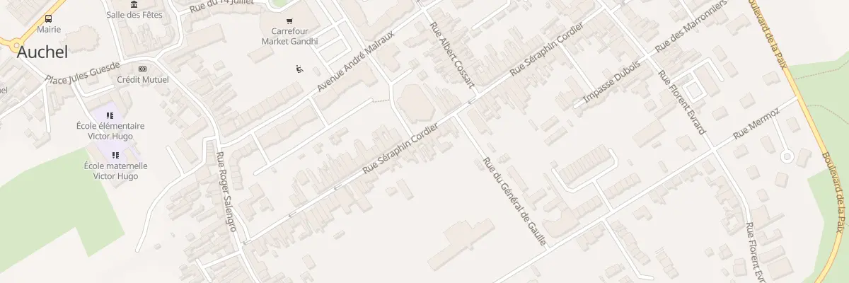 Plan du 52 Rue Séraphin Cordier à Auchel