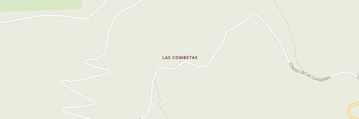 Plan du 892 Che de Las Combettes à Fontrieu