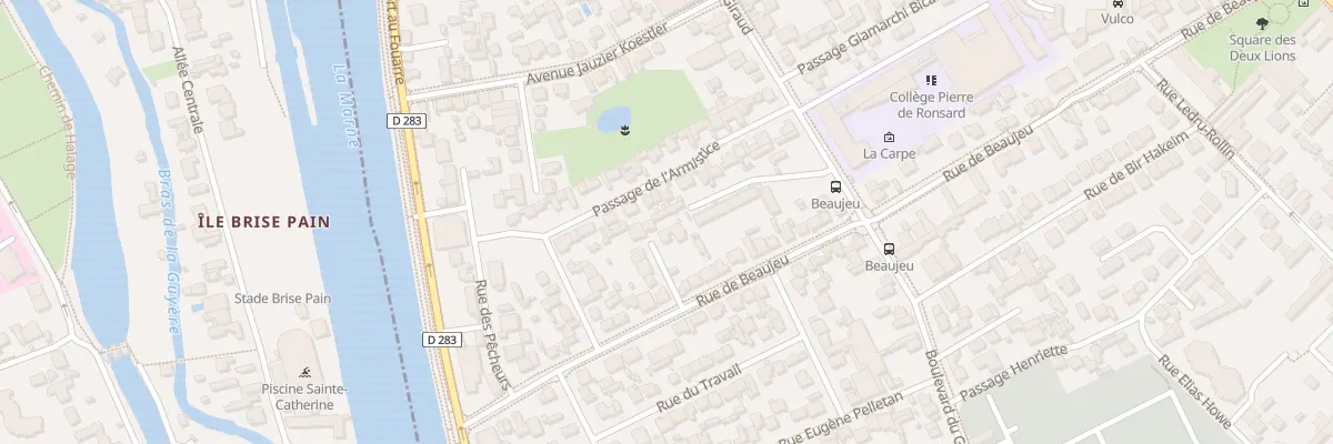 Plan du 8 Imp des Pinsons à Saint-Maur-des-Fossés