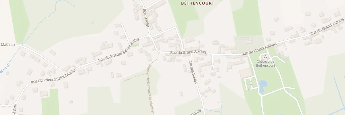 Plan du 6 Rue du Grand Aulnois à Bailleval