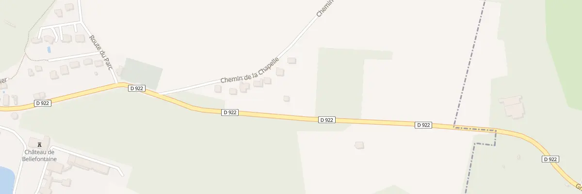 Plan du 30 Rte Nationale 322 à Bellefontaine