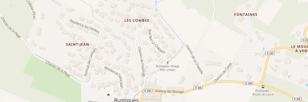 Plan du 10 Rue Res La Chapelle à Rustiques