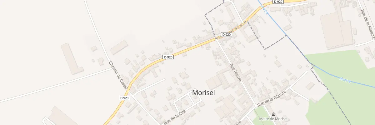 Plan du 99 Rue Thiers à Morisel