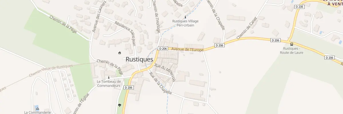 Plan du 8 Rue du 11 Novembre à Rustiques