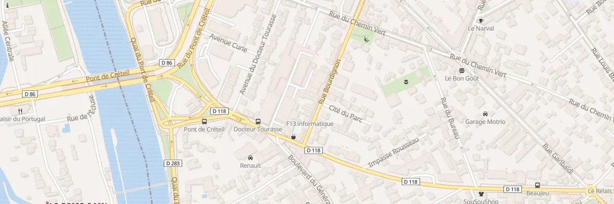 Plan du 68 Rue Bourdignon à Saint-Maur-des-Fossés